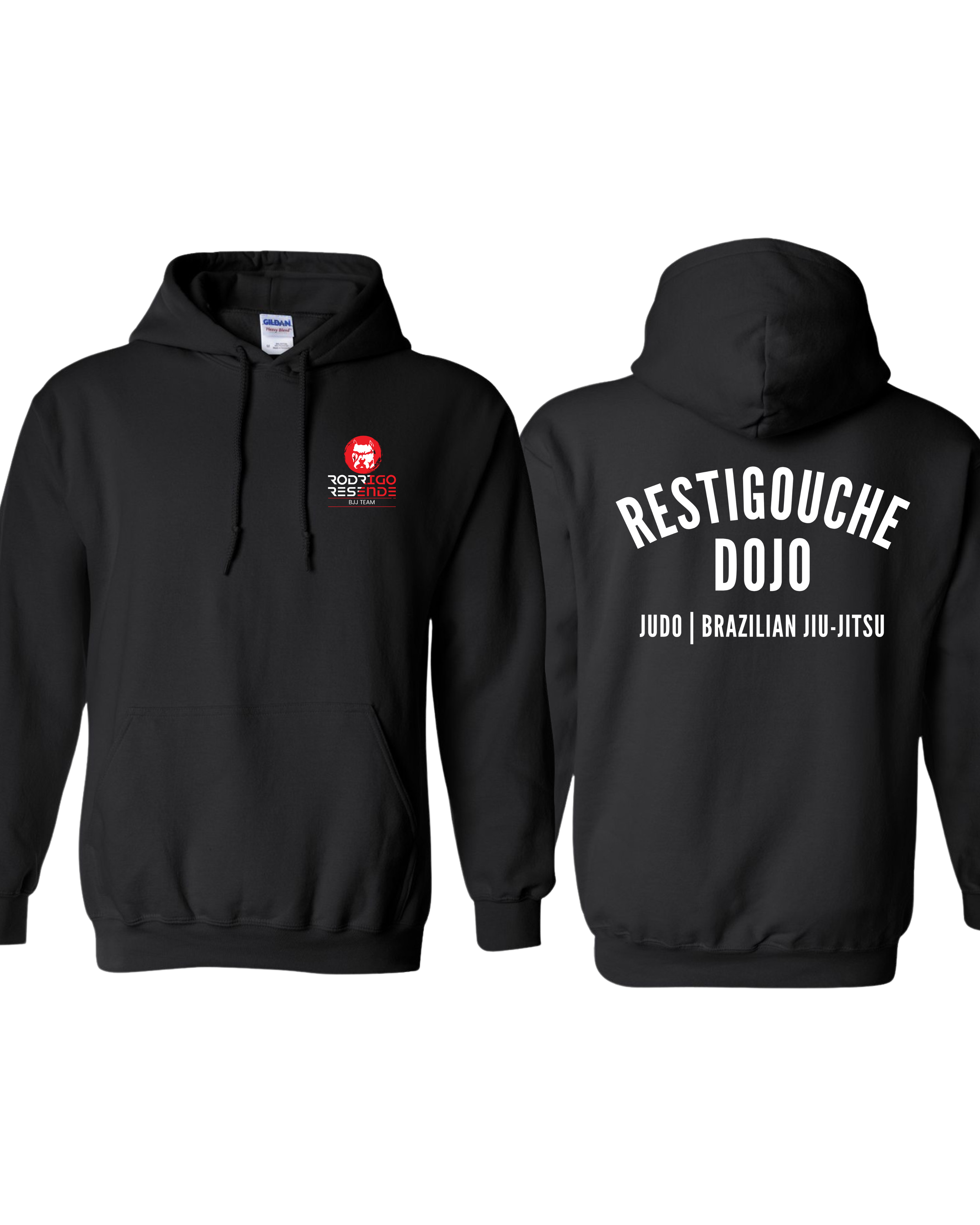 Restigouche Dojo Black BJJ Hoodie