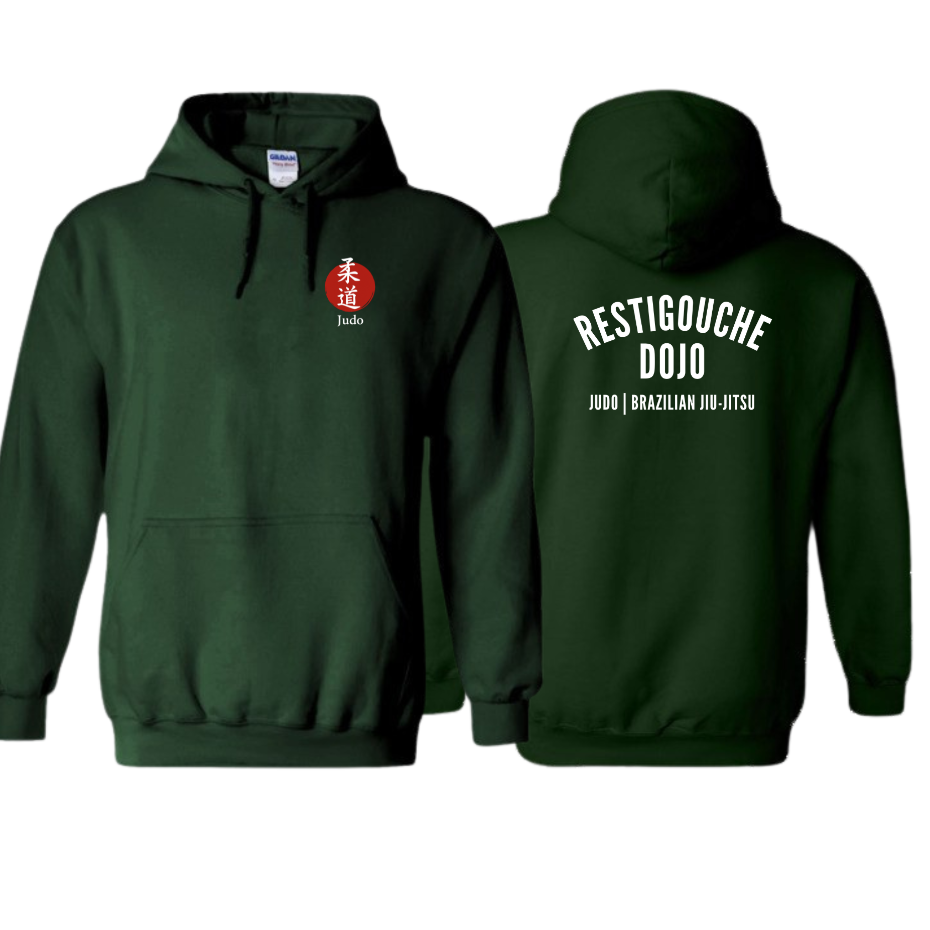 Restigouche Dojo Green Judo Hoodie